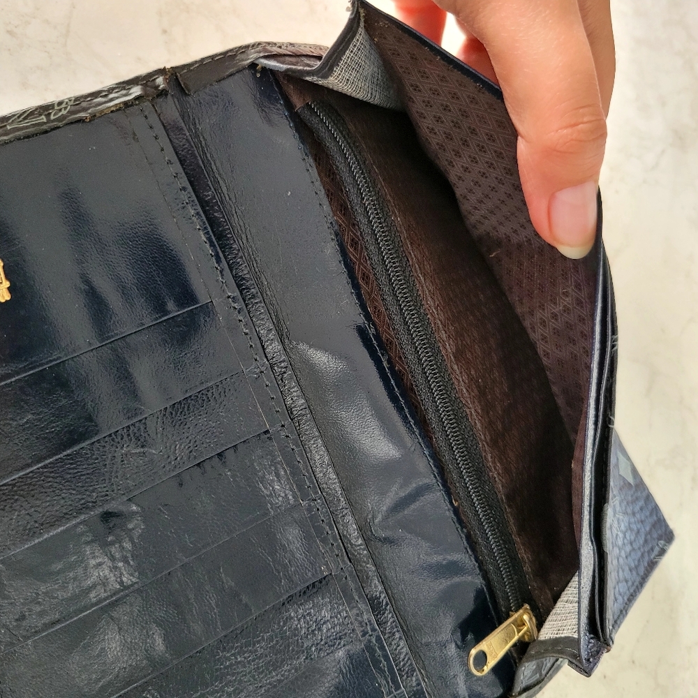 MCM Black and Gray Wallet - Picture 10 of 16